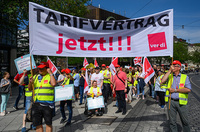 Rund 12.000 Bankbeschäftigte waren im Streik