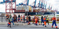 Warnstreik in Seehäfen starkes Signal an Arbeitgeber