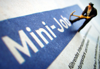 Zahl der Minijobber leicht gestiegen 
